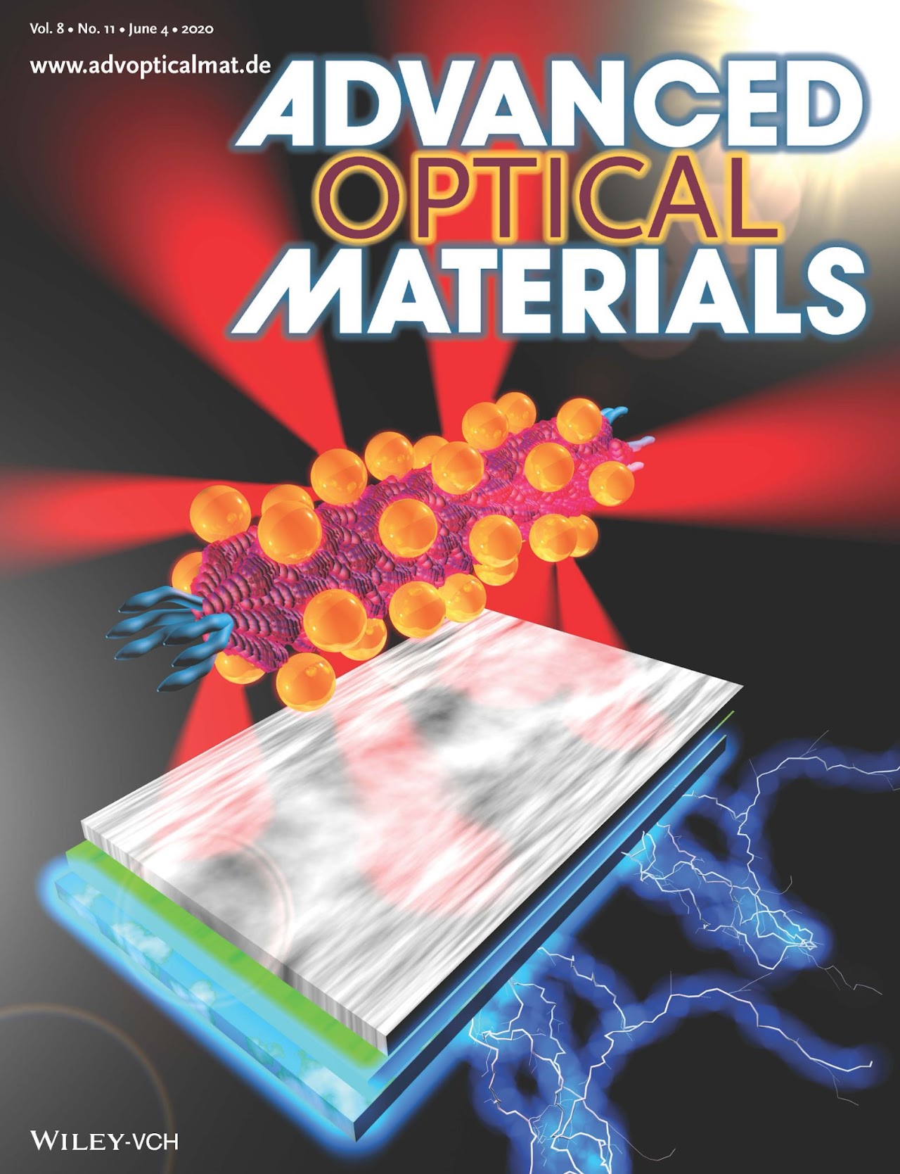 Front Cover of Advanced Optical Materials