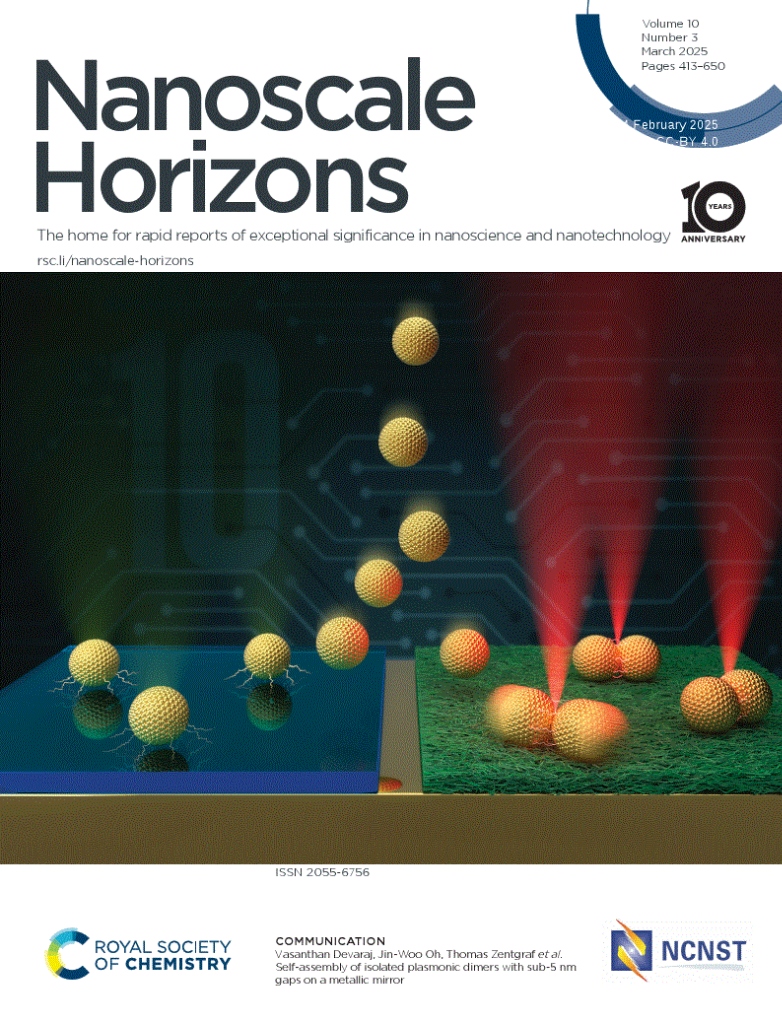 Front Cover of Nanoscale Horizons